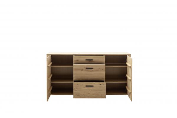 Sideboard ALENTO T01 Balkeneiche in Kristalleiche geölt